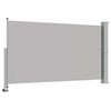 vidaXL Patio Retractable Side Awning 140 x 300 cm Grey