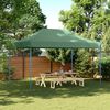 vidaXL Foldable Party Tent Pop-Up Green 440x292x315 cm