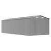 vidaXL Garden Shed 257x580x181 cm Metal Grey