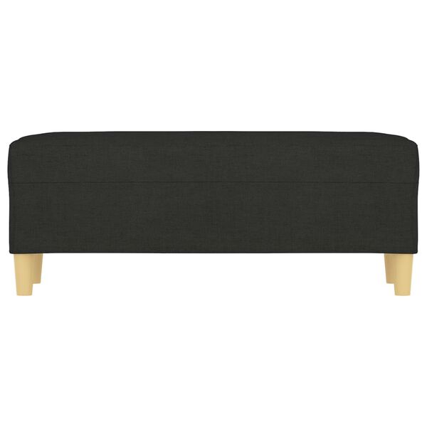 vidaXL Bench Black 100x35x41 cm Fabric