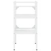 vidaXL Bathroom Washbasin Frame White 40x38x83 cm Iron