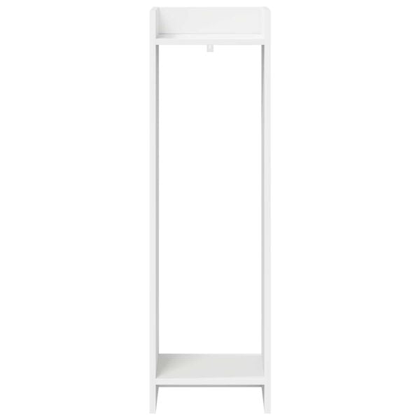 vidaXL Plant Stand 2 pcs White 30 x 30 x 100 cm Engineered Wood