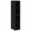 vidaXL Hanging Cabinet Black Oak 20 x 29.5 x 100 cm Engineered Wood