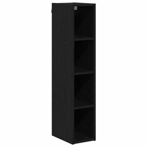 vidaXL Hanging Cabinet Black Oak 20 x 29.5 x 100 cm Engineered Wood