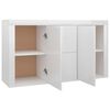 vidaXL Sideboard High Gloss White 120x36x69 cm Engineered Wood
