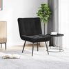 vidaXL Relaxing Chair Black 64x74x84 cm Velvet