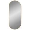 vidaXL Wall Mirror Gold 90x40 cm Oval