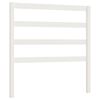 vidaXL Bed Headboard | White | Solid Pine Wood | Medium | Nice Design