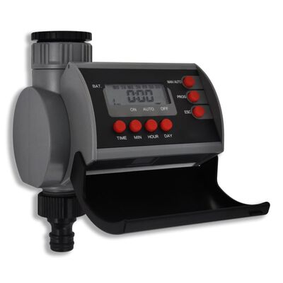 vidaXL Garden Water Timer with Single Outlet and Water Distributor