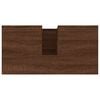 vidaXL Bathroom Cabinet Brown Oak 65x33x60 cm Engineered Wood