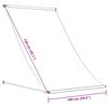 vidaXL Retractable Awning Anthracite 100x150 cm Fabric and Steel