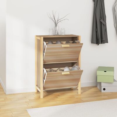 vidaXL Shoe Cabinet 57.5x33x80 cm Engineered Wood