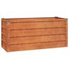vidaXL Garden Raised Bed Rusty 100x40x45 cm Corten Steel