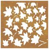 vidaXL Garden Wall Decoration 55x55 cm Corten Steel Maple Leaf Design