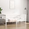 vidaXL Day Bed without Mattress White 90x190 cm Single Solid Wood Pine