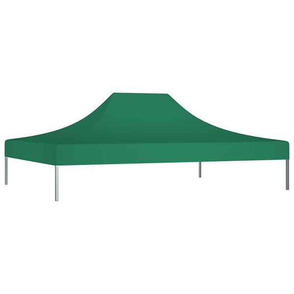 vidaXL Party Tent Roof 4.5x3 m Green 270 g/m&sup2;