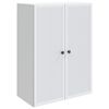 vidaXL Wall-Mounted Cabinet White 66 x 34.5 x 90 cm Engineered Wood