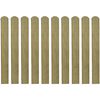 vidaXL 30 pcs Impregnated Fence Slats Wood 80 cm