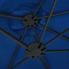 vidaXL Garden Parasol with Aluminium Pole 460x270 cm Blue
