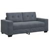 vidaXL Loveseat Sofa Dark Grey 180x77x82 cm Velvet