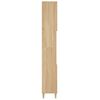 vidaXL Bathroom Cabinet Sonoma Oak 30x30x190 cm Engineered Wood