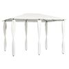 vidaXL Gazebo with Post Covers 3x4x2.6 m Cream 160 g/m&sup2;