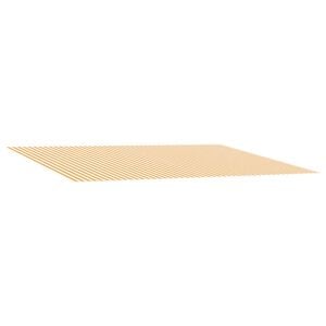 vidaXL Awning Replacement Fabric Yellow and White 500 x 350 cm