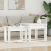 vidaXL Coffee Table Set 2 pcs White Engineered Wood