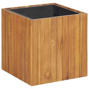 vidaXL Raised Bed | Brown | Solid acacia wood | Medium | Wooden Planter | Square