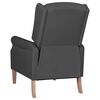 vidaXL Reclining Chair Dark Grey Fabric