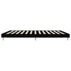 vidaXL Bed Frame without Mattress Black 150x200 cm King Size Engineered Wood