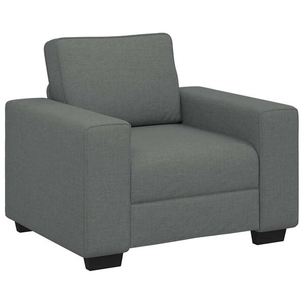 vidaXL Sofa Chair&nbsp;Dark Grey 100x77x82 cm Fabric