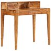 vidaXL Writing Desk with Drawers Solid Wood 88x50x90 cm