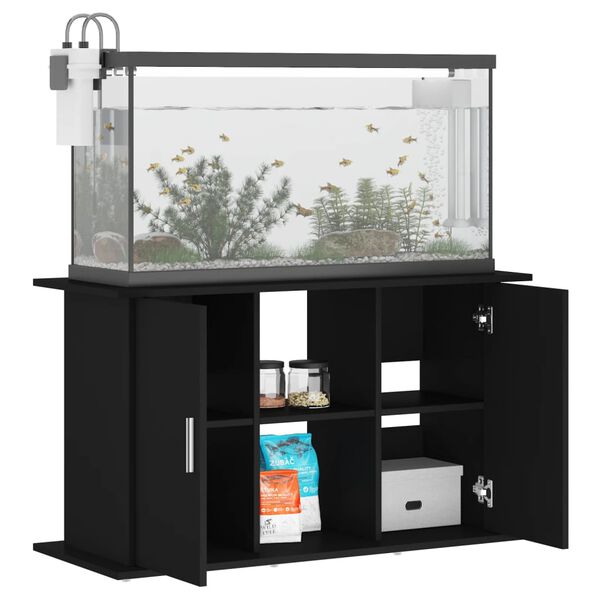 vidaXL Aquarium Stand Black 101x41x58 cm Engineered Wood