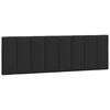 vidaXL Headboard Cushion "Hanko" Black 153 cm Velvet