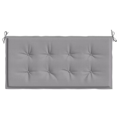 vidaXL Garden Bench Cushion Grey 100x50x3 cm Oxford Fabric