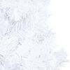 vidaXL Artificial Pre-lit Christmas Tree with Ball Set White 120 cm PVC