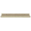 vidaXL Wall Shelves 2 pcs Sonoma Oak 40x9x3 cm