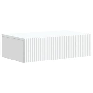 vidaXL Wall-Mounted Side Table White 59 x 34.5 x 17 cm Engineered Wood