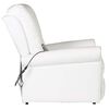 vidaXL Electric Massaging Chair Cream white 78 x 148 x 71 cm