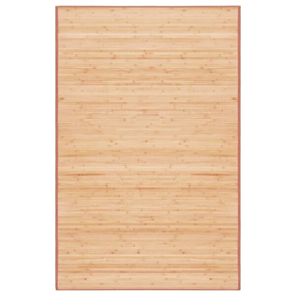 vidaXL Rug Bamboo 100x160 cm Brown