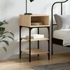 vidaXL Bedside Table Sonoma Oak 35x34.5x70 cm Engineered Wood