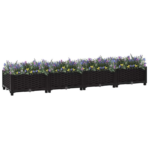 vidaXL Raised Bed 160x40x23 cm Polypropylene