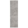 vidaXL Book Cabinet/Room Divider Concrete Grey 60x30x103 cm Engineered Wood