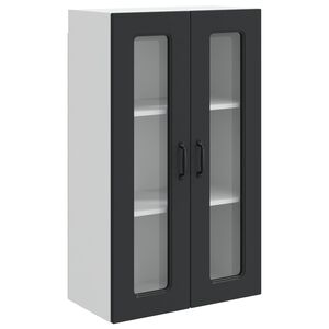 vidaXL Dishwasher Panel Kalmar Black 60 x 31 x 100 cm Engineered Wood