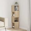 vidaXL Corner Cabinet Sonoma Oak 25.5x25x102cm Engineered Wood