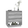 vidaXL Sideboard Grey Sonoma 70x41x75 cm Engineered Wood