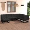 vidaXL 7 Piece Garden Lounge Set with Cushions Solid Pinewood