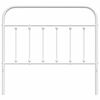 vidaXL Metal Replace Headboard White 107 cm
