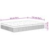 vidaXL Pocket Spring Mattress Medium Plus 152x203 cm Queen Size
